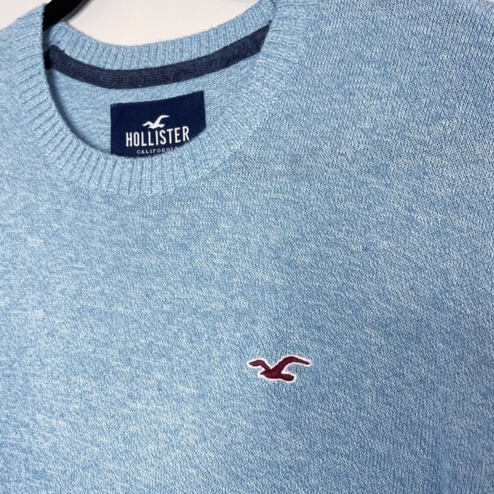 Hollister Light Blue Crewneck Sweater